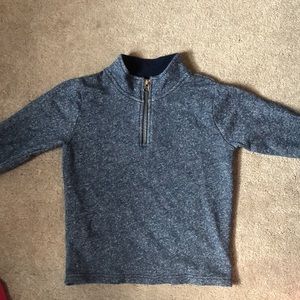 1/4 zip sweatshirt material